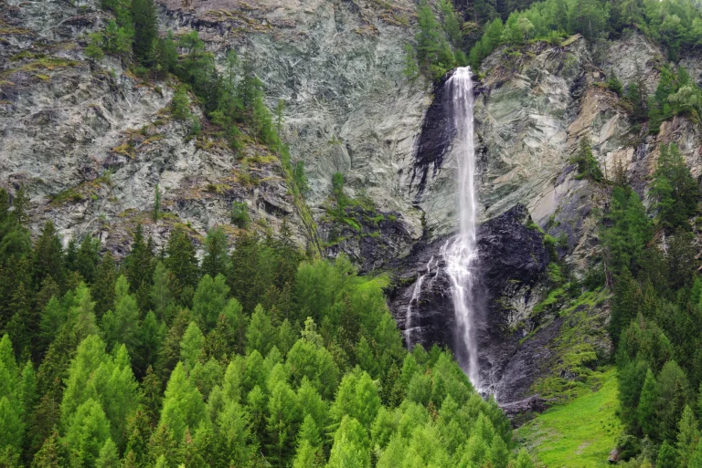 vodopád Jungfernsprung u Heiligenblutu v měřítku 1:1